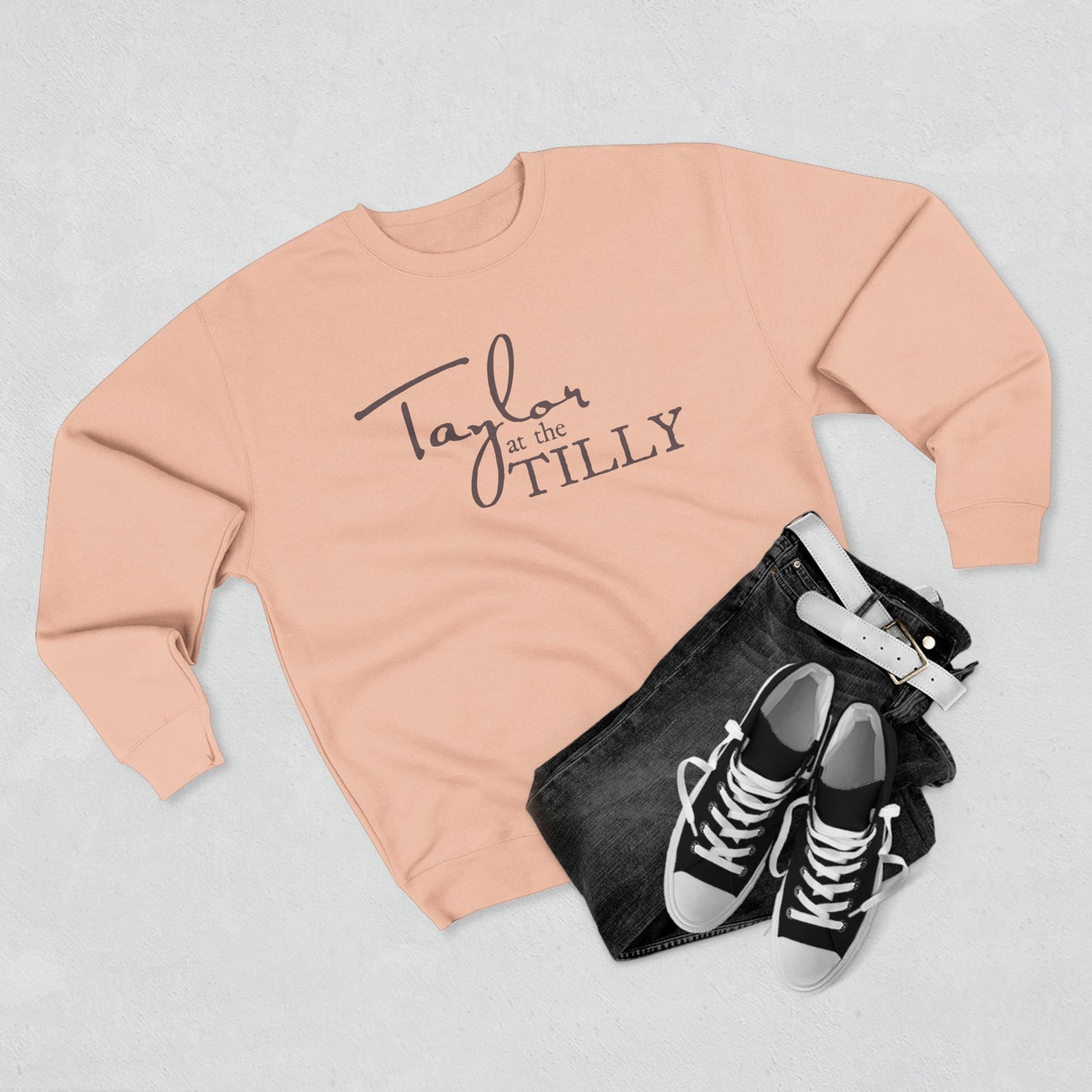 Taylor at the Tilly Crewneck Sweatshirt