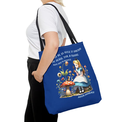 Alice Autism Awareness Tote Bag