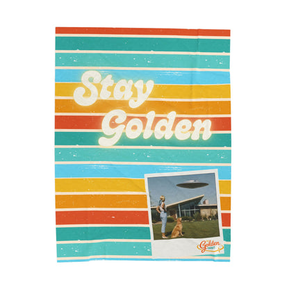 Stay Golden Plush Blanket