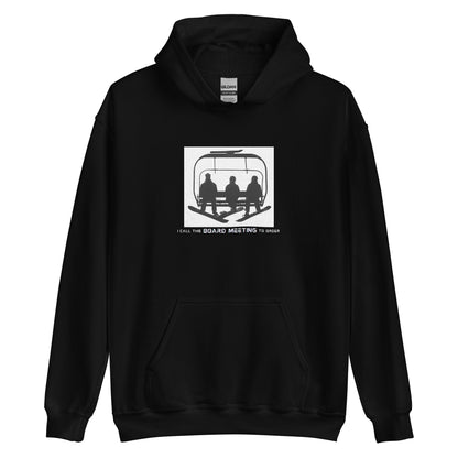 Board Meeting Snowboarder Unisex Hoodie