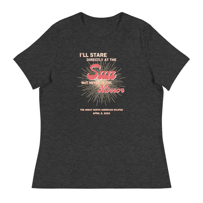 Sun & Mirror Eclipse Women's Relaxed T-Shirt