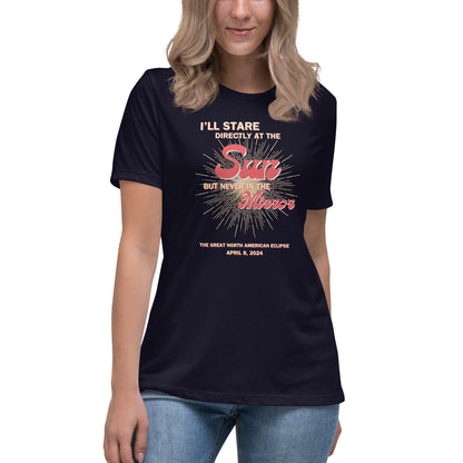 Sun & Mirror Eclipse Women's Relaxed T-Shirt