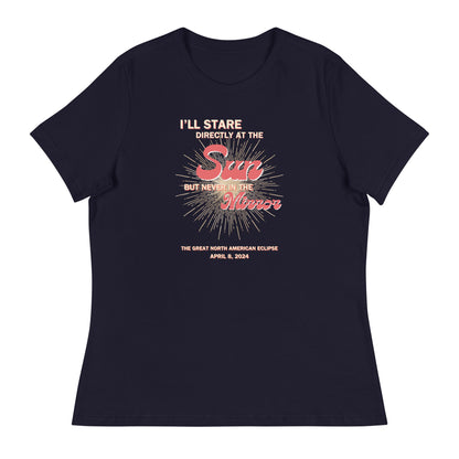 Sun & Mirror Eclipse Women's Relaxed T-Shirt